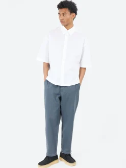Wax London - Kurt Trouser in Petrol Blue
