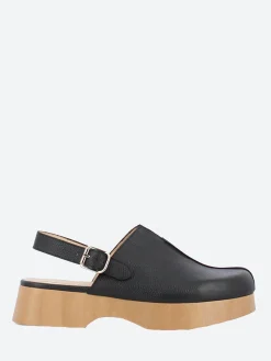 Wonders - B-8051 Clog in Black Wild