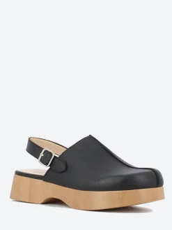 Wonders - B-8051 Clog in Black Wild