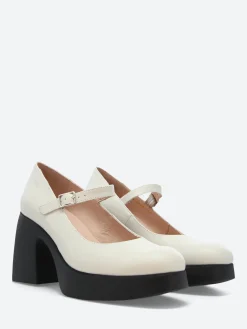 Wonders - H-4926 Mary Jane in Off White Iseo