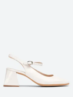 Wonders - H-6307 Slingback Heels in White