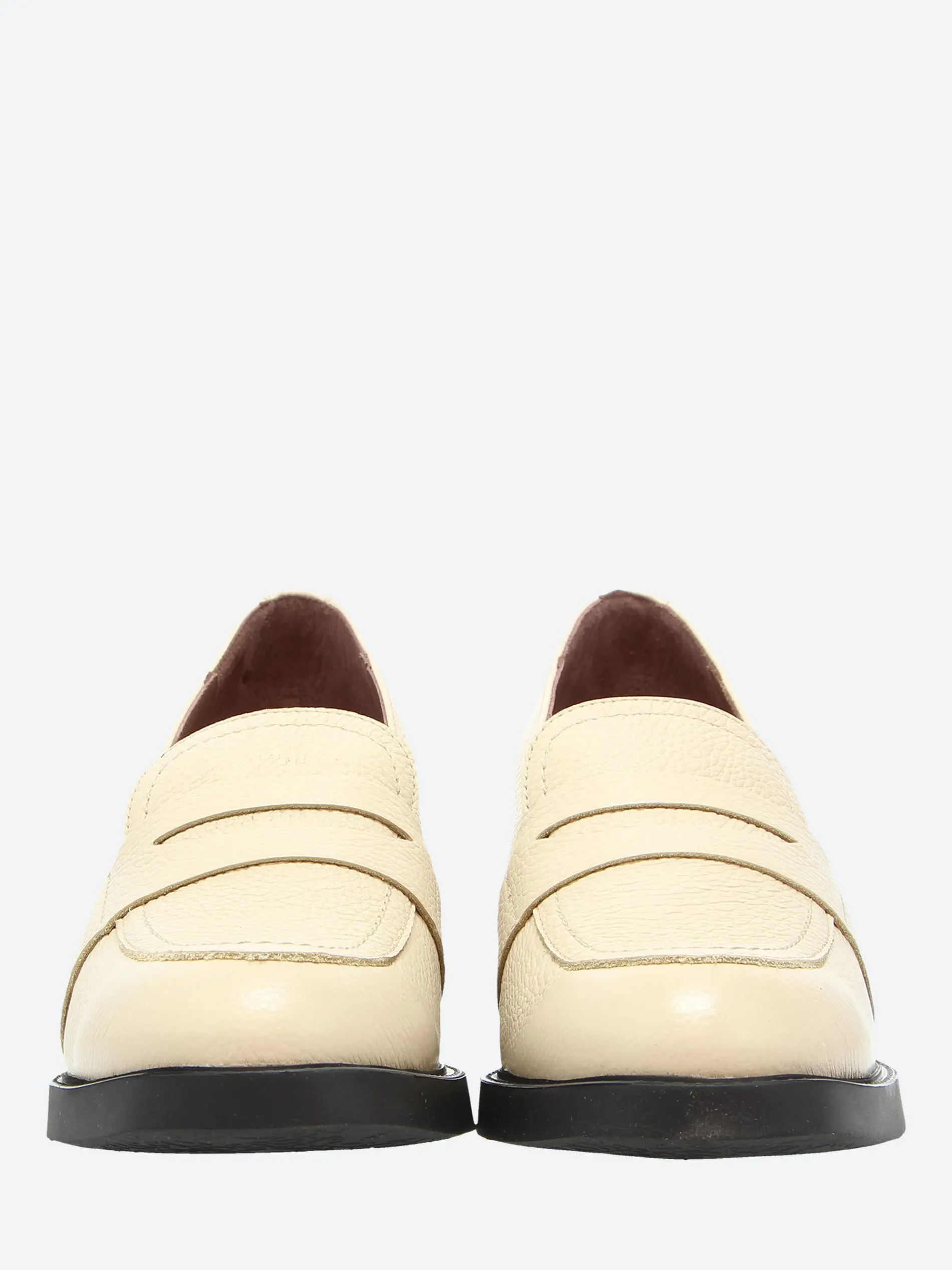 Wonders - Heel Loafer in Cream Wild