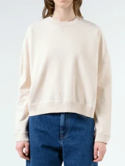 YMC - Earth Almost Grown Sweatshirt in Ecru Marl