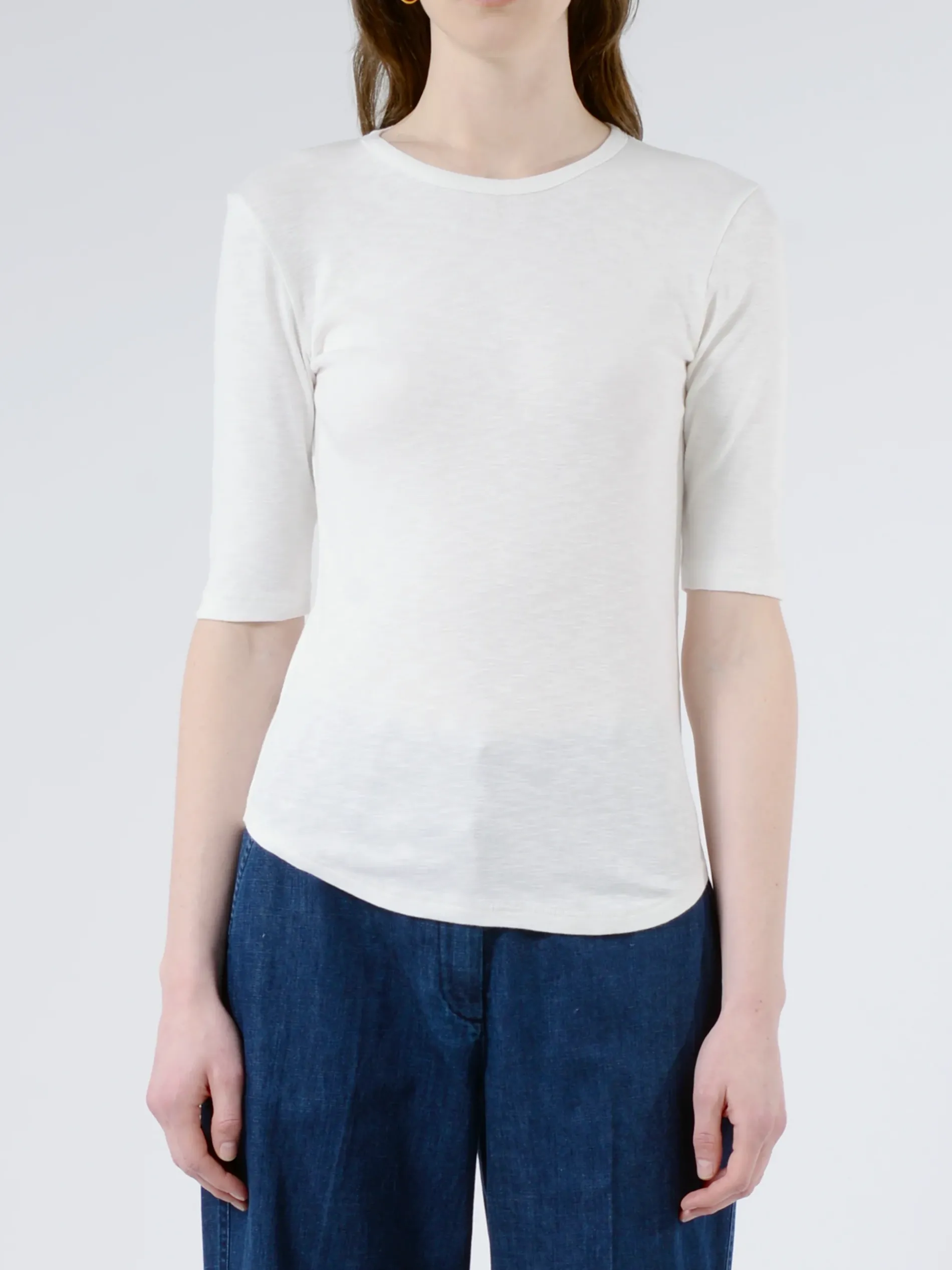 YMC - Earth Charlotte S/S Top in White
