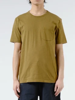YMC - Earth Wild Ones Pocket Tee in Olive
