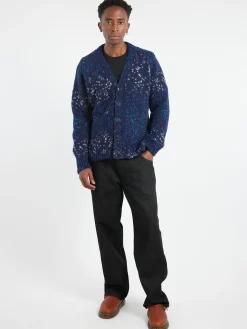 YMC - Kurt Cardigan in Blue