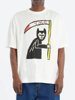 YMC - Triple Vixen T-Shirt in Off White